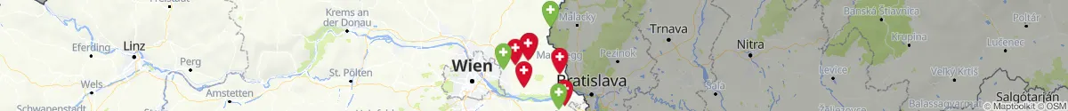 Map view for Pharmacies emergency services nearby Weiden an der March (Gänserndorf, Niederösterreich)